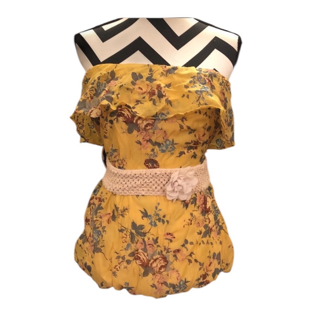 Ruffle Tube Top 🌼🌻